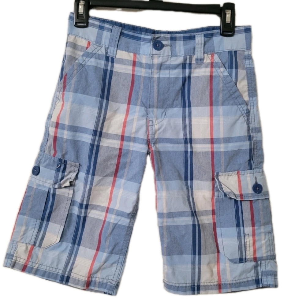 Levi's Boys Blue Cargo Shorts Relaxed Fit